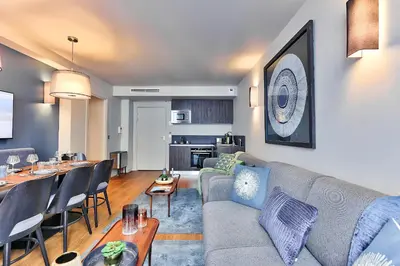 Coin salon dans l'établissement 131 - Urban Brand New 110m2 Beautiful Flat in Montorgueil