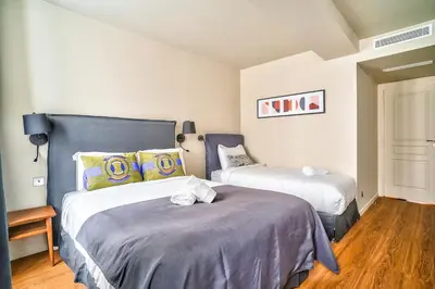 Un ou plusieurs lits dans un hébergement de l'établissement 134 - Urban Gorgeous Flat in Montorgueil