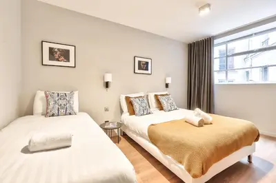 Un ou plusieurs lits dans un hébergement de l'établissement 123 - Urban Luxury Flat in Montorgueil