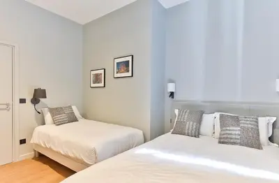 Un ou plusieurs lits dans un hébergement de l'établissement 124 - Urban Fabulous Flat
