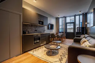 Cuisine ou kitchenette dans l'établissement 136 - Urban Beaumarchais Voltaire