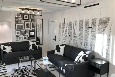 Coin salon dans l'établissement Appartement Rousselet Quartier Bon Marché Paris VIIème