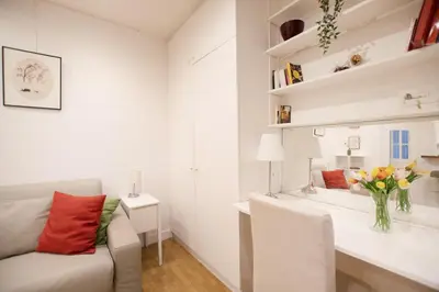 Coin salon dans l'établissement GuestReady - Charmant studio à 5 mins du Panthéon