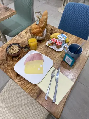 Nourriture dans l'hôtel ou à proximité