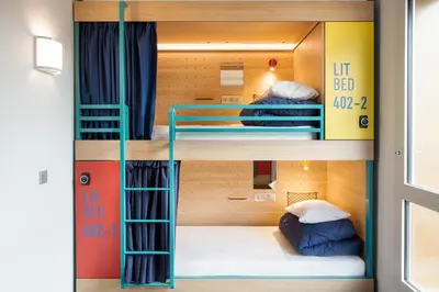 Un ou plusieurs lits dans un hébergement de l'établissement Auberge de jeunesse Hosho Paris Sud - Porte d'Italie