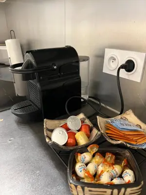 Cuisine ou kitchenette dans l'établissement NOTRE DAME - STYLISH APARTMENT