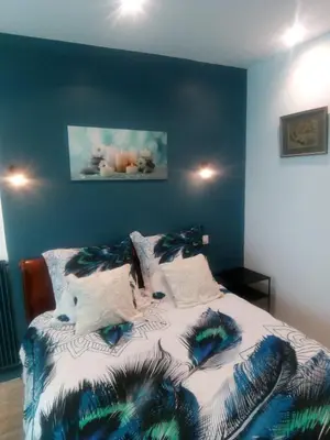 Un ou plusieurs lits dans un hébergement de l'établissement Studio 28m² au pied de la défense