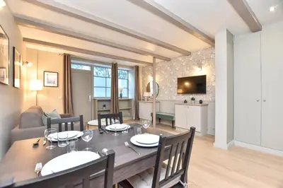 Cuisine ou kitchenette dans l'établissement Cosy apartment - Buttes aux Cailles