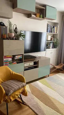 Télévision ou salle de divertissement dans l'établissement Appartement calme au coeur de Montmartre !