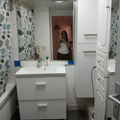Salle de bains dans l'établissement proche Paris chambre hôte