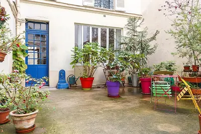 Jardin de l'établissement Cosy Loft near Montmartre