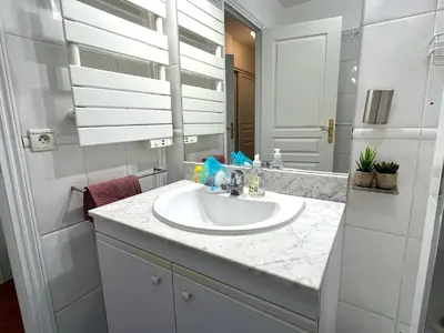Salle de bains dans l'établissement l'appartement Malesherbes