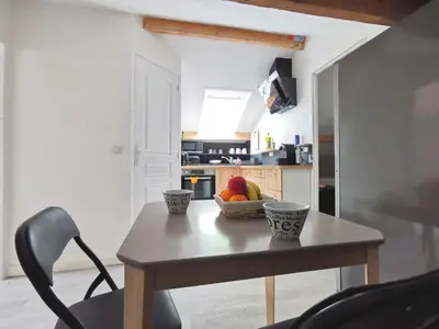 Cuisine ou kitchenette dans l'établissement Bagneux Paris Confort Netflix RER B