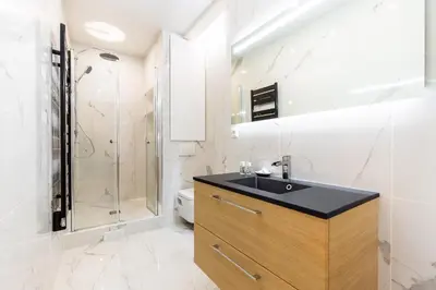 Salle de bains dans l'établissement Charming apartment - 2BR-6P - Grands Boulevards