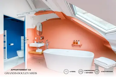 Salle de bains dans l'établissement Beauquartier - Grands Boulevards