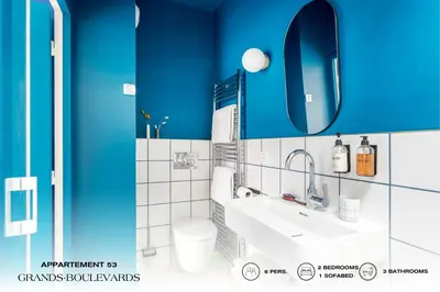 Salle de bains dans l'établissement Beauquartier - Grands Boulevards
