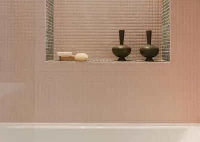 Salle de bains dans l'établissement Pied A Terre Palestro