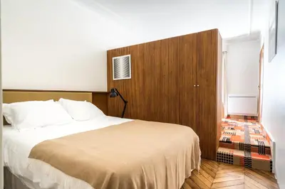 Un ou plusieurs lits dans un hébergement de l'établissement Pied A Terre Palestro