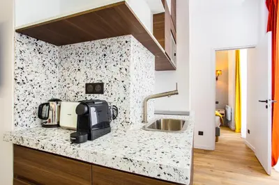 Cuisine ou kitchenette dans l'établissement CMG - Grand Boulevard - Poissonière