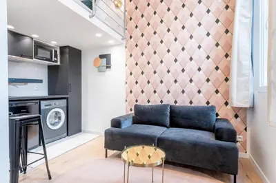 Coin salon dans l'établissement HolidaysInParis - Bonne Nouvelle