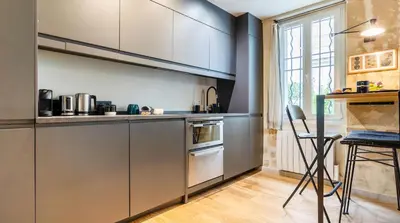 Cuisine ou kitchenette dans l'établissement L'Atelier Dupont Paris - Live like a local, Close to Marais & Bastille