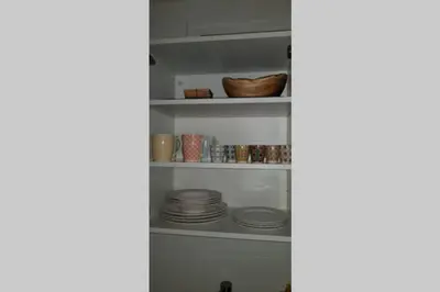 Cuisine ou kitchenette dans l'établissement Petit bijou dans le centre de Paris