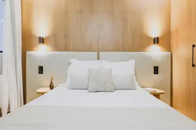 Un ou plusieurs lits dans un hébergement de l'établissement Welcoming Apartment - 2BR-6P - Bastille