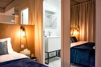 Un ou plusieurs lits dans un hébergement de l'établissement Citihome Paris