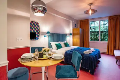 Un ou plusieurs lits dans un hébergement de l'établissement Citihome Paris