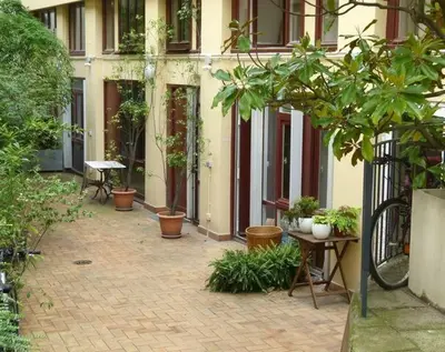 Jardin de l'établissement Studio Fabert