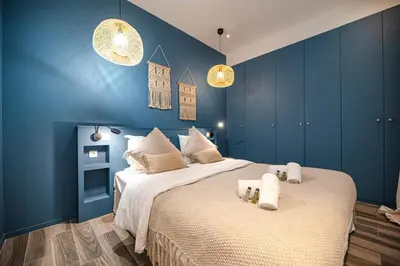 Un ou plusieurs lits dans un hébergement de l'établissement Lovely Home in Paris Center - AC
