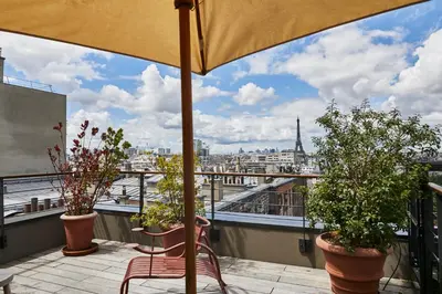 Balcon ou terrasse dans l'établissement Villa M
