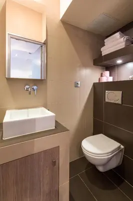 Salle de bains dans l'établissement Habitat Parisien - Marais Sicile