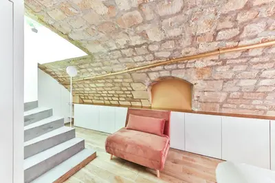 Coin salon dans l'établissement New&Renovated in heart of PARIS- 6pers