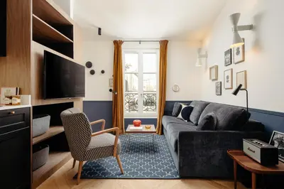 Coin salon dans l'établissement My Maison In Paris Montmartre