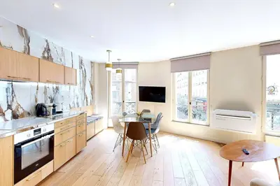 Cuisine ou kitchenette dans l'établissement 179 Suite Mayou - Superbe Appartement à Paris