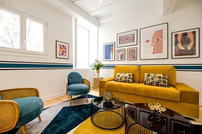 Coin salon dans l'établissement MBM - Marais