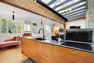 Cuisine ou kitchenette dans l'établissement Exceptional apartment - 3BR-8P - Pantheon