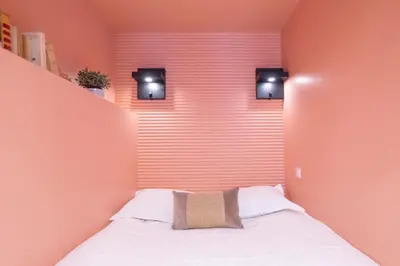 Un ou plusieurs lits dans un hébergement de l'établissement GuestReady - Apt near Parc de la Villette