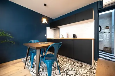 Cuisine ou kitchenette dans l'établissement Monsieur Pigalle