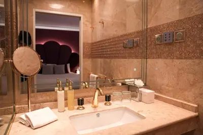 Salle de bains dans l'établissement Paris j'Adore Hotel & Spa