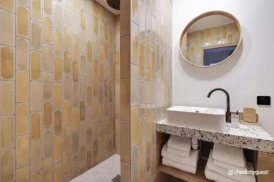 Salle de bains dans l'établissement CMG Résidence République II - Rue Béranger