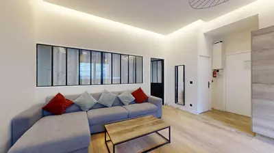 Coin salon dans l'établissement 188 Suite Eight - Superb apartment in Paris