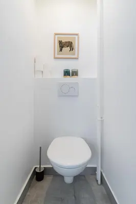 Salle de bains dans l'établissement Charmant appartement calme place du Trocadéro - 4P - FLAT-GUEST