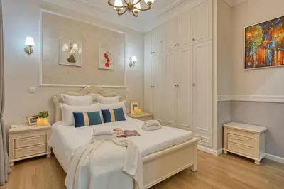 Un ou plusieurs lits dans un hébergement de l'établissement Charmant 150m2 5CH Romantic - Centre Ville - Clim