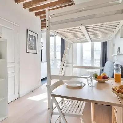 Stylish Mezzanine Studio in the Heart of Paris 3F