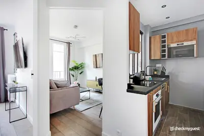 Cuisine ou kitchenette dans l'établissement Charming apartment - 1BR-4P - Place des Vosges