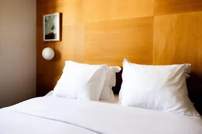 Un ou plusieurs lits dans un hébergement de l'établissement Hôtel Cabane - Orso Hotels