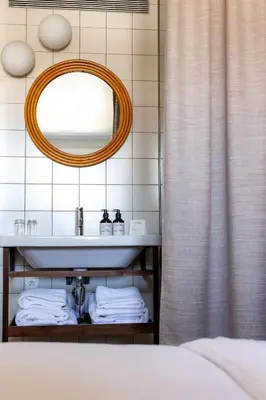 Un ou plusieurs lits dans un hébergement de l'établissement Hôtel Cabane - Orso Hotels