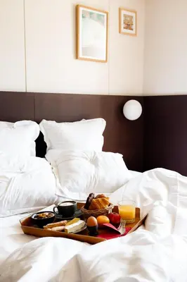 Un ou plusieurs lits dans un hébergement de l'établissement Hôtel Cabane - Orso Hotels